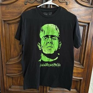 Universal  Monsters Frankenstein black cotton tee
